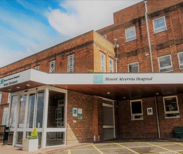 Mount Alvernia hospital in Guildford, location for HIFU focal therapy