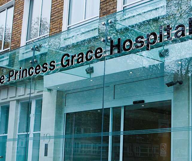 The Princess Grace Hospital at Nottingham Place in London, location for focal therapy